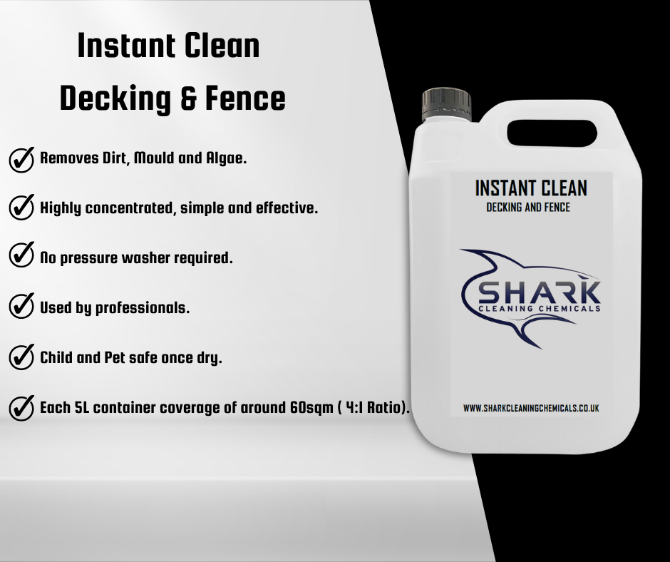 Shark Instant Clean – Decking, Fence & Shed Wood Cleaner